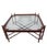 Antique Hollywood Regency Wood and Glass Coffee Table, 1900 For Sale - Image 6 of 6