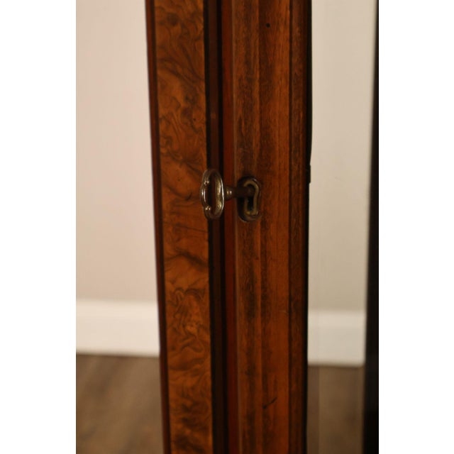 Herschede Burl Wood Five Tube Grandfather Clock For Sale - Image 9 of 18