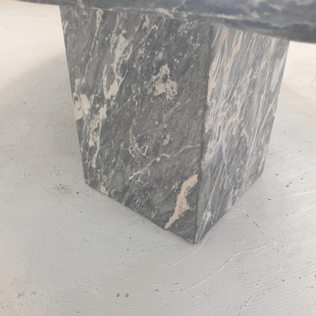 Italian Marble Leaf Shape Coffee Table, 1980s For Sale - Image 15 of 18