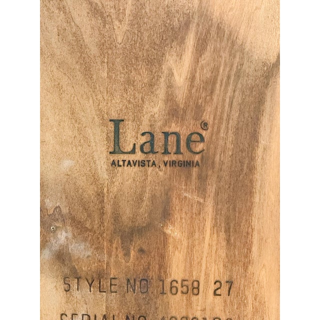 Vintage Lane Altavista Walnut Coffee Table MCM Square Blonde Wood Round Edges For Sale - Image 12 of 12