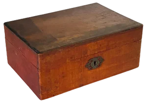19th Century France Victorian Jewelry Box in Wood