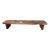 Sculptural Lychee Wood Long Bench Stunning Wood Textures, Modern Organic For Sale