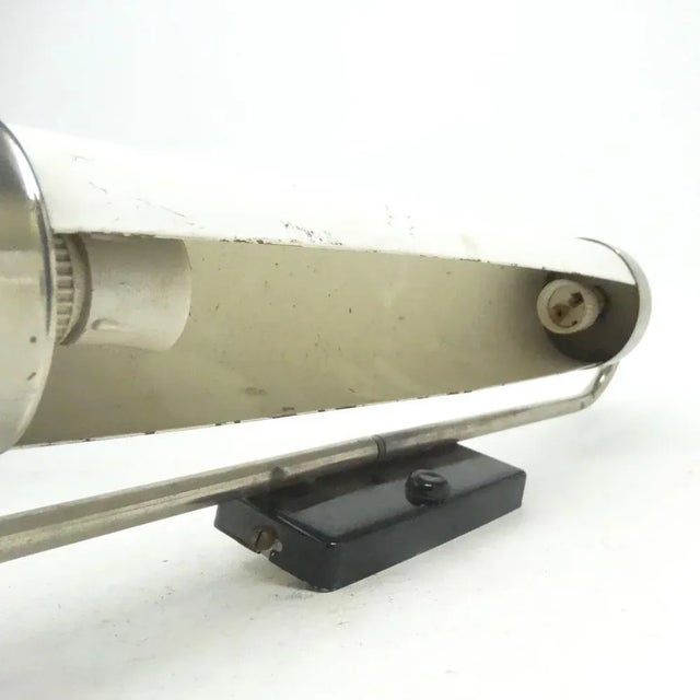 Metal Art Deco Wall Lamp, Poland, 1970s For Sale - Image 7 of 10