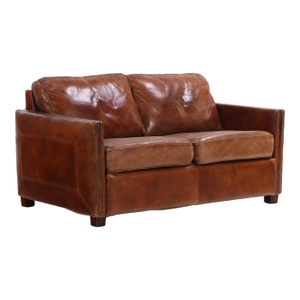 A French Leather Sofa, C. 1980.