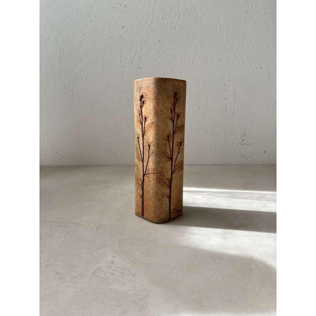 Japanese Herbarium Vase by Raymonde Leduc, 1970s For Sale - Image 7 of 8