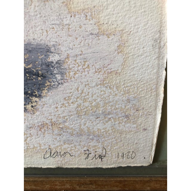 Aaron Fink, Original Modernist Oil Stick Pigment Painting by Aaron Fink, Cherry. Pop Art, 1980 For Sale In Miami - Image 6 of 9