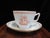 Spode Copeland Red Gold Trade Winds Ship Brig London Footed Cup & Saucer Set For Sale - Image 9 of 10