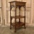 19th Century French Walnut Gothic Pedestal ~ Etagere End Table For Sale - Image 12 of 13