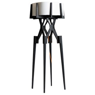 Lese Floor Lamp in Charcoal Black by Konstantin Achkov for Lock For Sale