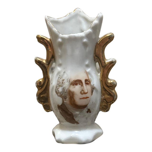 Miniature George Washington Toothpick Holder For Sale