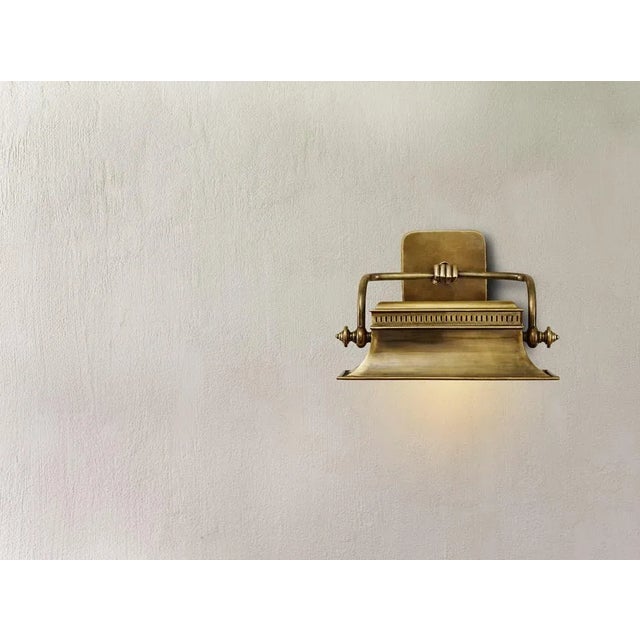 Bunny Williams for Currey & Company Collection Malvasia Brass Wall Sconce For Sale In Atlanta - Image 6 of 7
