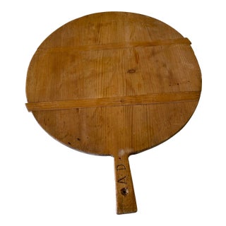Early 20th Century European Charcuterie Cheese Meat Bread Display Board For Sale