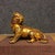 Vintage Gilt Copper Figure of Diting – Mythical Beast Statue For Sale - Image 4 of 9