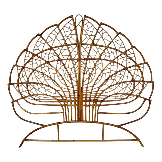 Minimalist Bamboo Headboard, Italy, 1960s For Sale