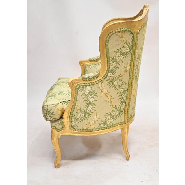 Set of French Gilt Armchairs For Sale - Image 3 of 14