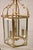 Gilt Metal and Glass Lanterns, 1990s, Set of 2 For Sale - Image 4 of 15