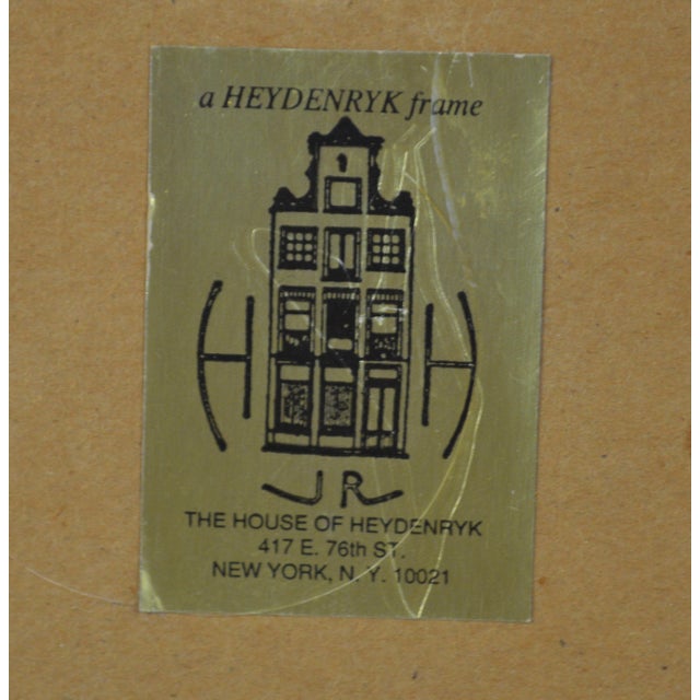 Early 20th Century French Art Deco Gazette Du Bon Ton Fashion Prints W House of Heydenryk Silver Gilt Frames - Set of 2 For Sale - Image 5 of 6