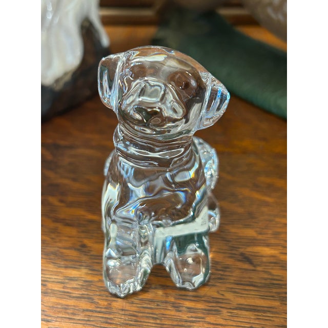 This puppy fits into so many collections.. Waterford Crystal, dogs, puppies, figurines to name a few. Bearing the familiar...