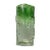 Vintage Green Ice Glass Vase by Kaj Blomqvist for Kumela, 1970s For Sale