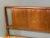 A mid century modern walnut full or queen size headboard designed by T.H. Robsjohn Gibbings for Widdicomb. Dated 1954....
