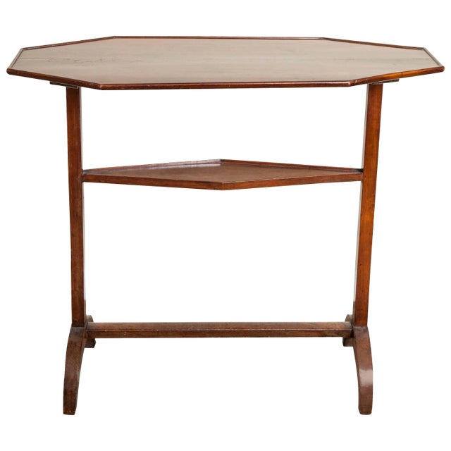 19th Century Neoclassical Directoire Mahogany Trestle Table For Sale