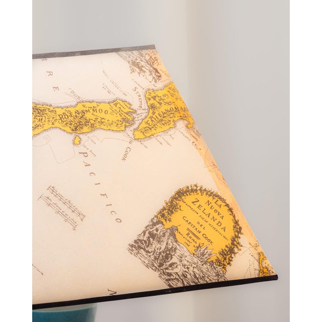 World Map Lamps, 1960s, Set of 2 For Sale - Image 3 of 4