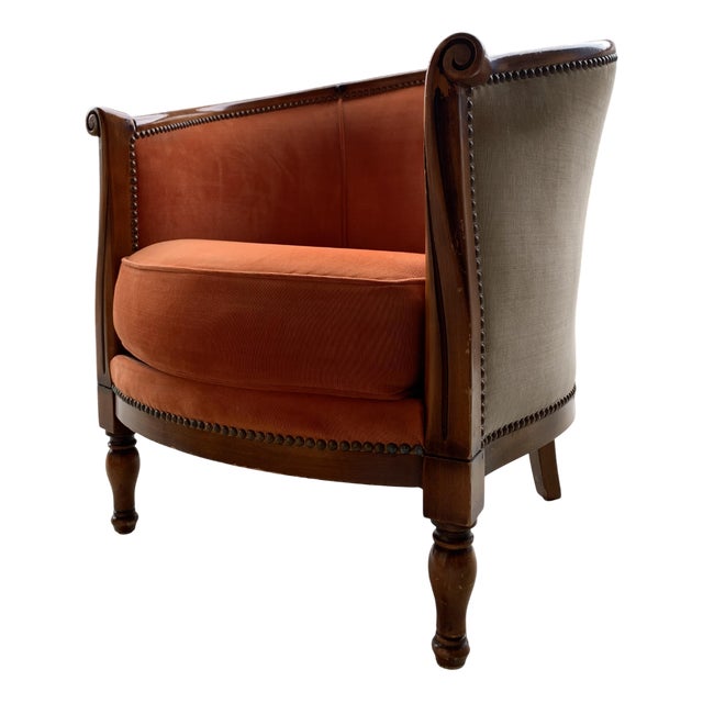 Art Deco Armchair in the style of Paul Iribe, 1940s For Sale