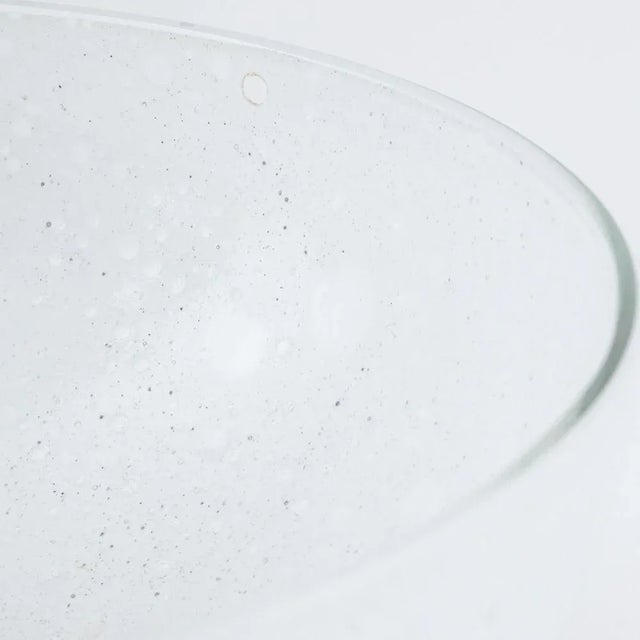 Late 20th Century Barbini Murano "Moon Crater" Glass Bowls, 3 For Sale - Image 5 of 11