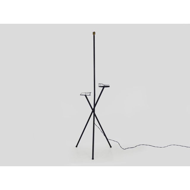Vintage Floor Lamp by Mathieu Matégot, France, 1950s For Sale - Image 3 of 11