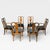 Late 20th Century Late 20th Century Set of Six Thomasville Queen Anne Walnut Dining Chairs For Sale - Image 5 of 18