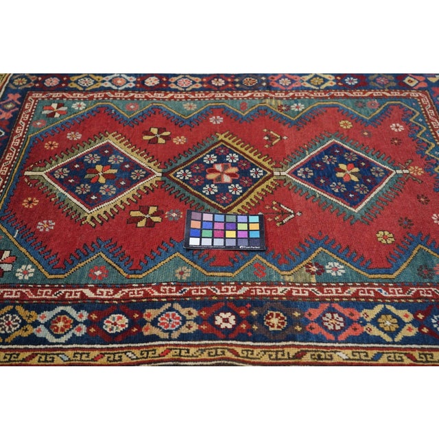 Antique Kurdish Rug 3'3'' X 4'1'' For Sale In New York - Image 6 of 8