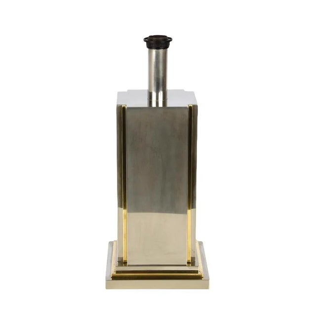 1970s Italian Steel & Brass Table Lamp by Carlo Venturini for Bottega Del Lume, 1970s For Sale - Image 5 of 18