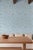 Butterfly Grove Grasscloth Wallpaper by House Party | Wisteria Blue | 6 Yards For Sale - Image 4 of 8