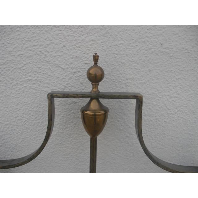 Vintage Hollywood Regency Brass Queen Headboard | Chairish