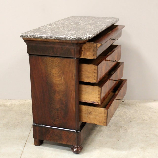 19th Century Louis Philippe Chest of Drawers For Sale - Image 5 of 13