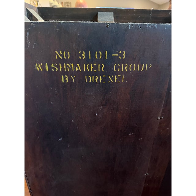 Beautiful mahogany China cabinet! Massive, heavy piece comes apart into two pieces. Everything is original, including...