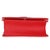 2010s Red Grained Calfskin Small Diorama Flap Bag For Sale - Image 5 of 9