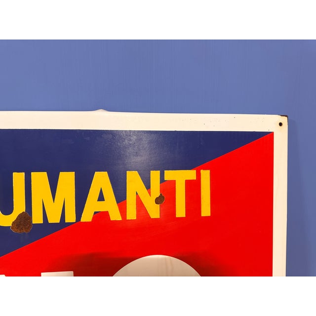 Mid-Century Modern Cinzano Advertising Sign, 1950 For Sale - Image 3 of 7