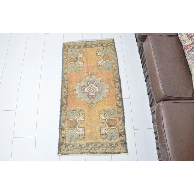 Oushak Modern Hand Knotted Rug For Sale In Phoenix - Image 6 of 6