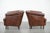 1990s Club Chairs in Cowhide Leather, Set of 10 For Sale - Image 5 of 15