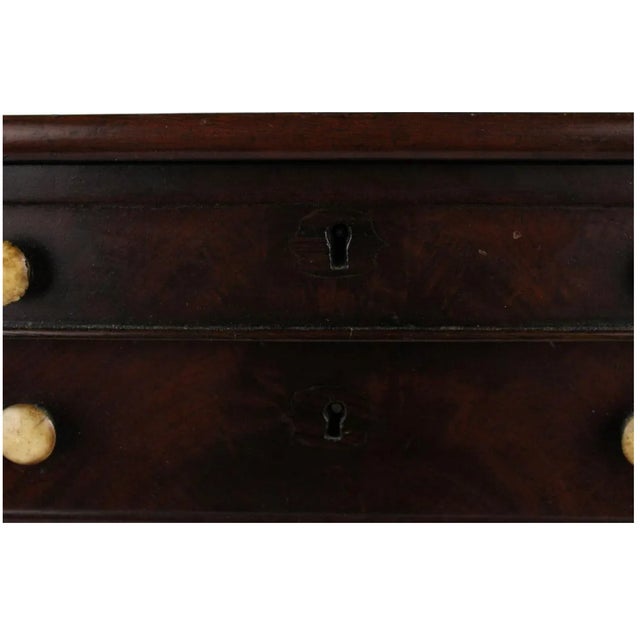 Antique Salesman Sample Empire Mahogany Chest of Drawers For Sale - Image 11 of 11