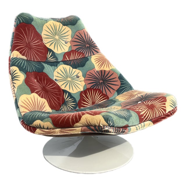 One Mid Century F588 Lounge Chair Attributed to Geoffrey Harcourt for Artifort, 1970s For Sale