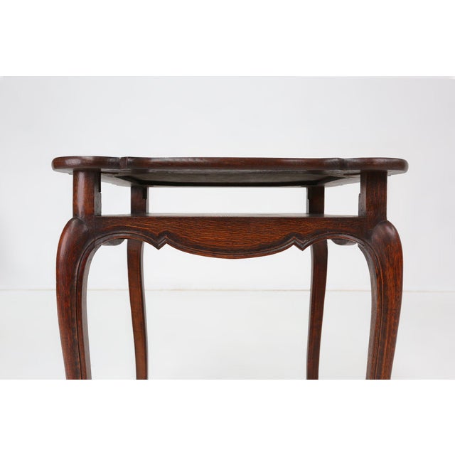 French Card Table in Wood, 1890s For Sale - Image 5 of 13