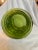 Green 1970s Large Glass Vase Soreno Green Ripple Textured Glass Vase For Sale - Image 8 of 9