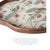 Chinoiserie Peacock Botanical Reversible Wood and Glass Tray for Tea, Vanity, Bath; 14.5x10 Studio Original Statement Piece For Sale - Image 4 of 5