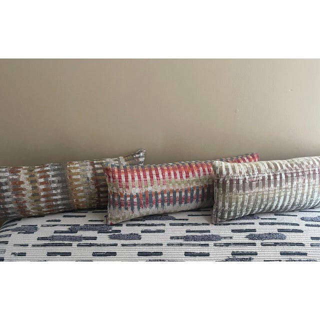Set of 3 Newly Crafted Lumbar Accent Pillows For Sale - Image 11 of 11