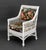 White Vintage White Wicker Furniture, 3 Pcs. For Sale - Image 8 of 13