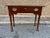 Brown Mid 20th Century Statton Furniture Queen Anna Style Solid Cherry Console Table For Sale - Image 8 of 12