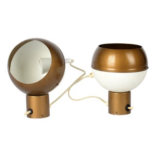 Mid-Century Modern Magnetic Sconces by Drukov, 1960s, Set of 2 For Sale