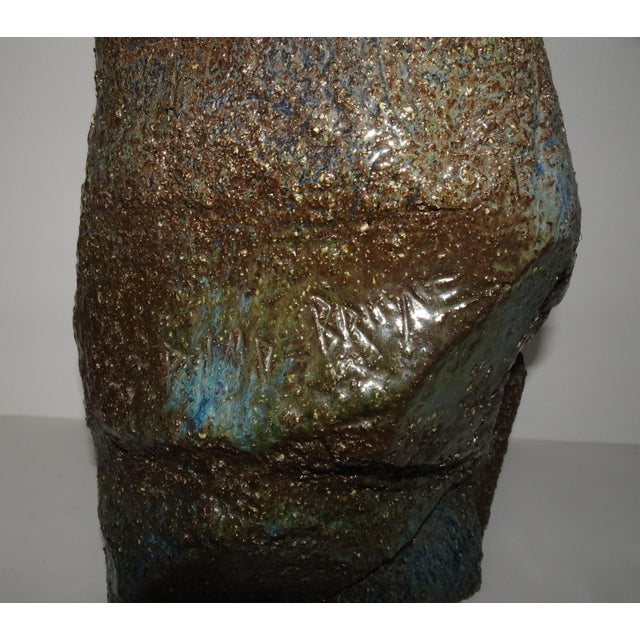 Abstract Belgian Ceramic Sculpture of Mother with Child by Paul De Bruyne, 1960s For Sale - Image 17 of 18